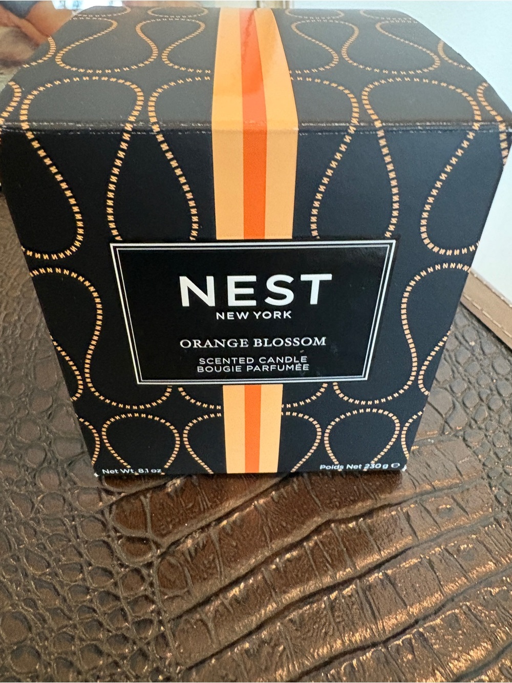NEST - nwt  Blossom Scented Candle - Orange